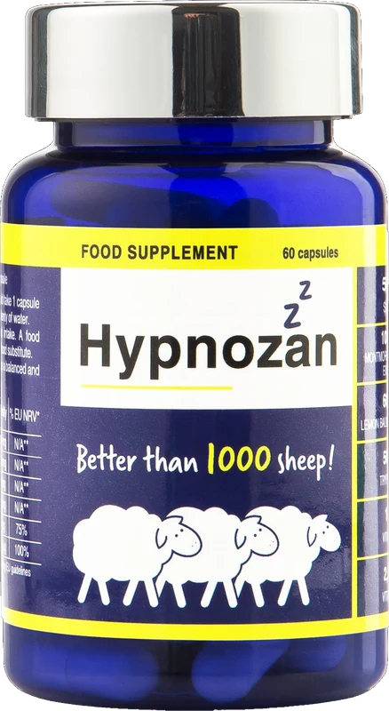 Hypnozan natural sleep supplement bottle