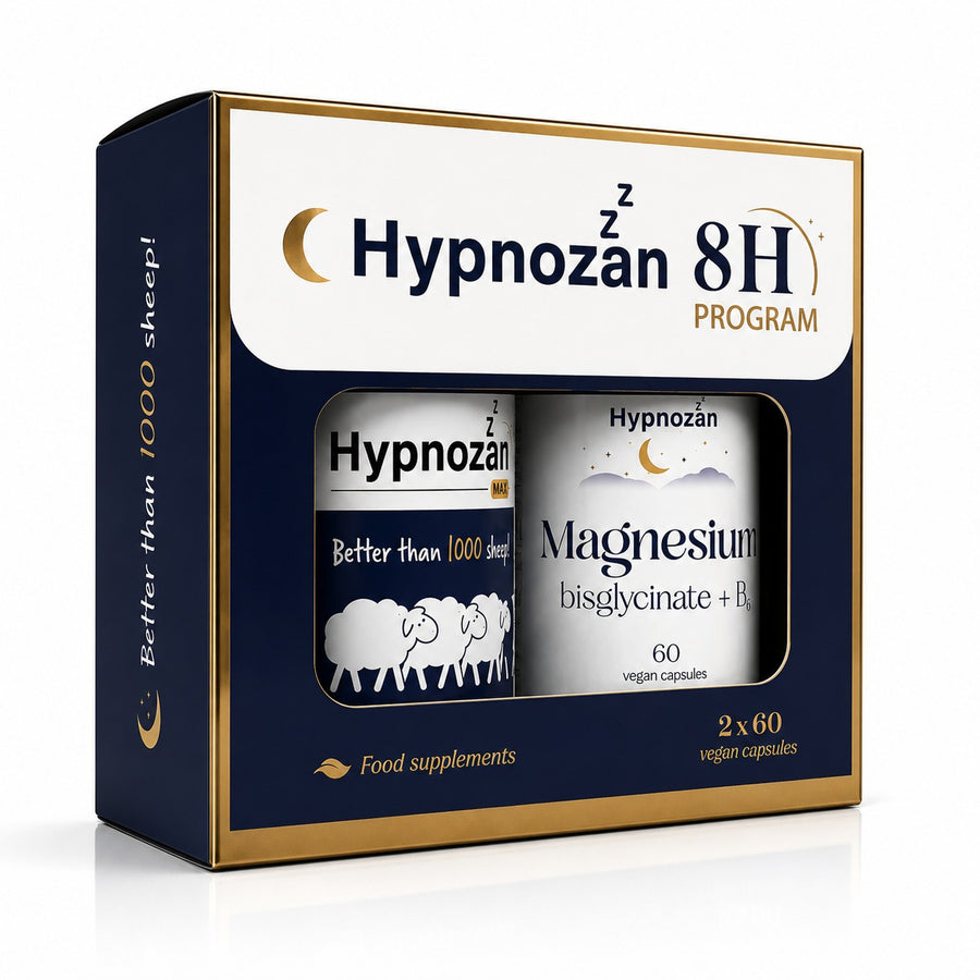 Hypnozan 8H Programme – Complete Two-Formula Night-Time Routine for Nights When You Can’t Switch Off, Interrupted Nights & 3AM Wake-Ups